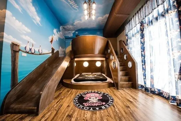 Deluxe Dört Kişilik Oda, Dağ Manzaralı