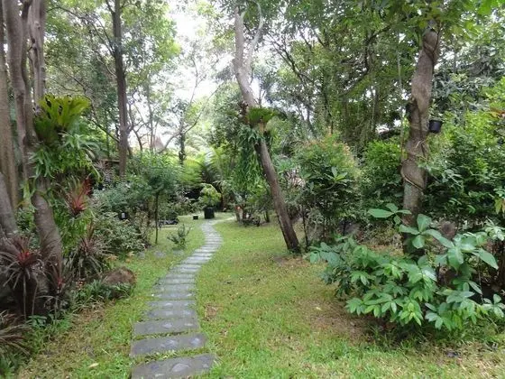 Wooden Bungalow with Garden View
