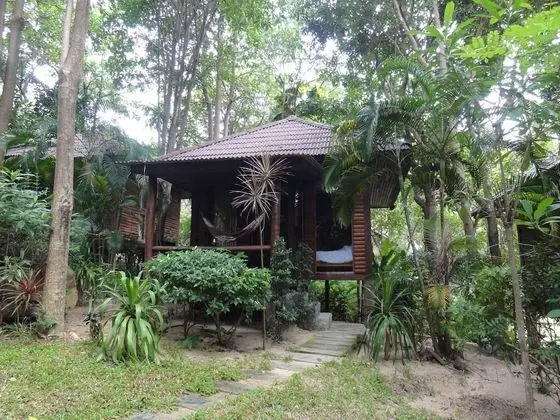 Wooden Bungalow with Garden View