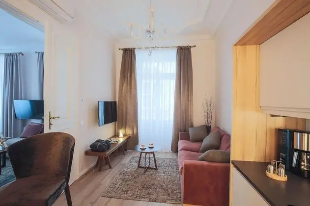 Luxury Apart Daire, 1 En Büyük (King) Boy Yatak ve Çekyat (Suite #6)