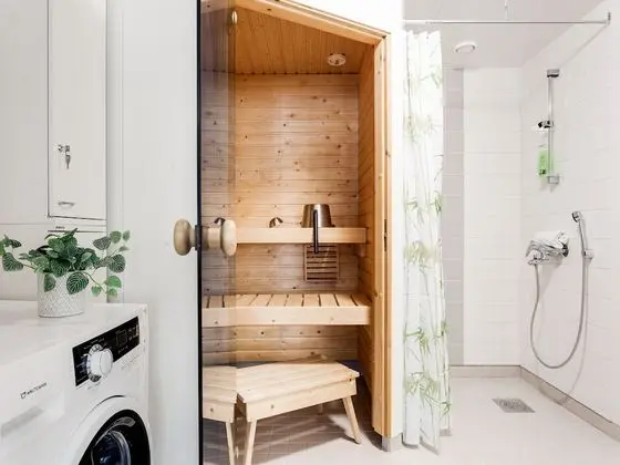 Standard Apart Daire, 2 Yatak Odası, Sauna