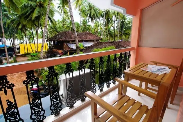 Front View with Balcony (Upper Floor with AC)