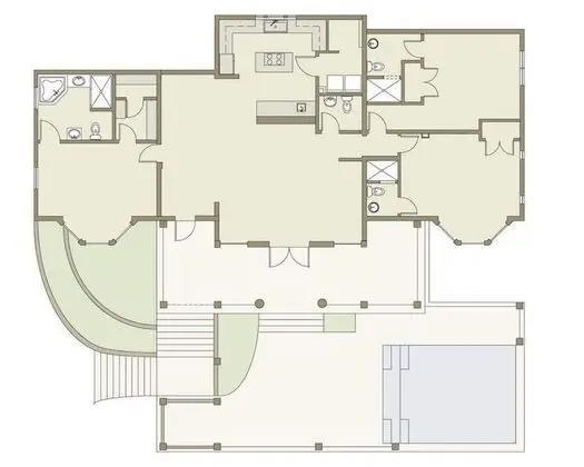 Luxury Daire, 3 Yatak Odası, Kişiye Özel Havuzlu (CL)