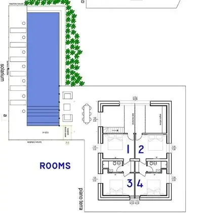 Villa, 2 Yatak Odası, Sıcak Su Havuzu