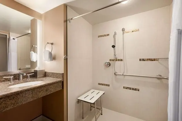 Oda, 1 En Büyük (King) Boy Yatak, Engellilere Uygun (Roll-In Shower)