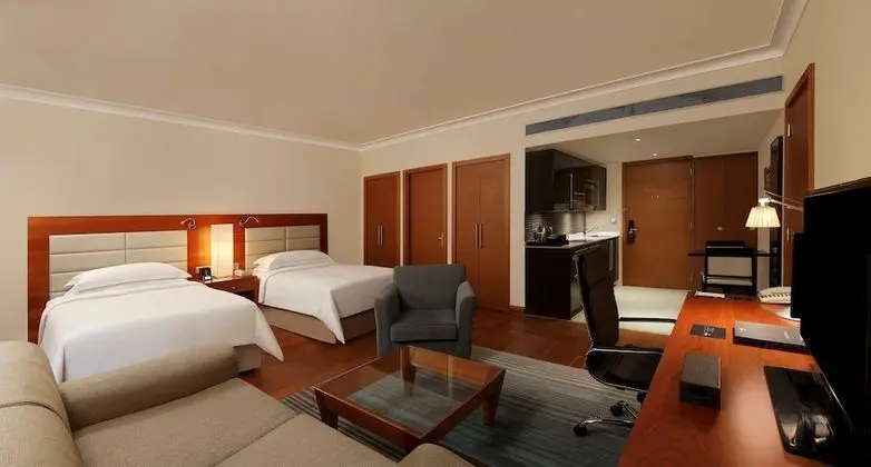 King Hilton Guestroom with Sofa cum Bed, Bathtub,15% disc on F&B,Spa
