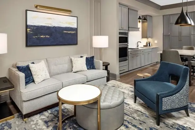 ADA, 1 Bedroom Deluxe King Suite with Balcony (Roll-In Shower)