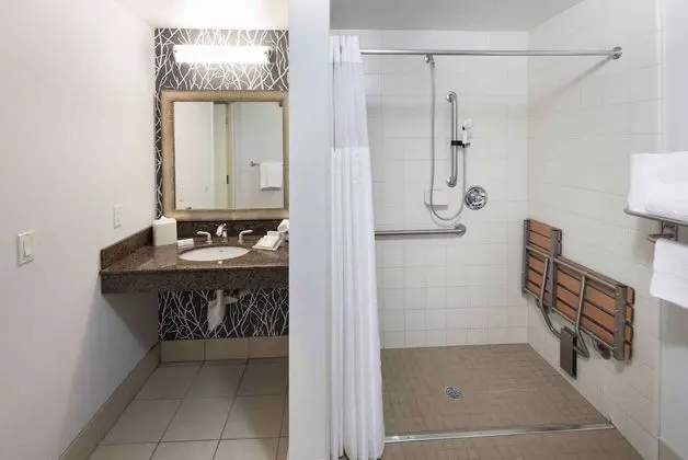 Oda, 1 Büyük (Queen) Boy Yatak, Engellilere Uygun (Roll-In Shower)