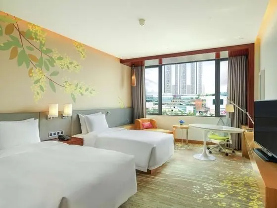 İki Ayrı Yataklı Oda, 2 Tek Kişilik Yatak, Şehir Manzaralı (High Floor)