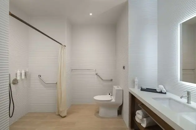 Oda, 1 En Büyük (King) Boy Yatak, Engellilere Uygun (Roll-In Shower)