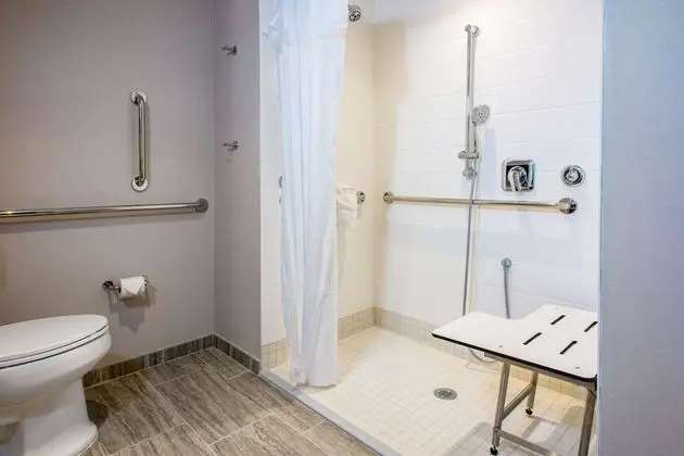 Oda, 1 En Büyük (King) Boy Yatak, Engellilere Uygun (Mobility & Hearing, Roll-In Shower)