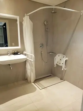 Oda, 1 Büyük (Queen) Boy Yatak, Engellilere Uygun, Şehir Manzaralı (Roll-In Shower)