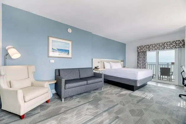 Deluxe Süit, 1 Yatak Odası, Balkon (Side Ocean View)