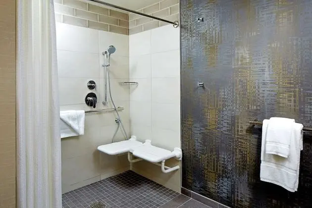 Oda, 1 En Büyük (King) Boy Yatak, Engellilere Uygun (Roll-In Shower)