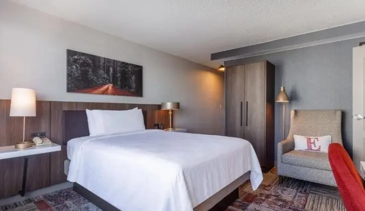 One Queen Bed, Roll In Shower