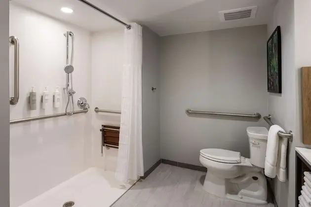 Oda, 1 En Büyük (King) Boy Yatak, Engellilere Uygun (Roll-In Shower)