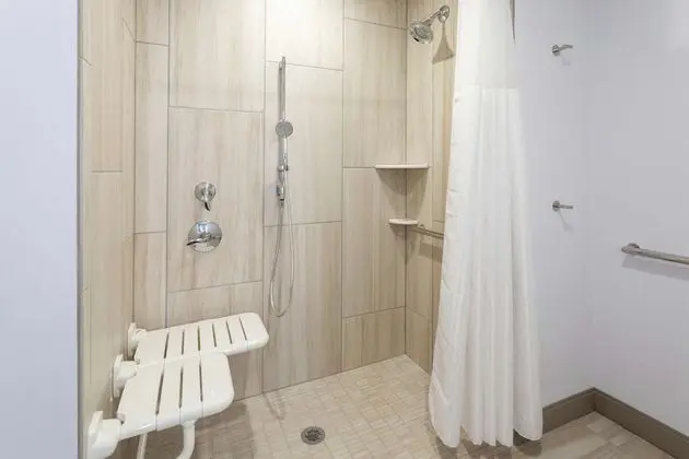 Oda, 1 En Büyük (King) Boy Yatak, Engellilere Uygun (Roll-In Shower, Mobility & Hearing)
