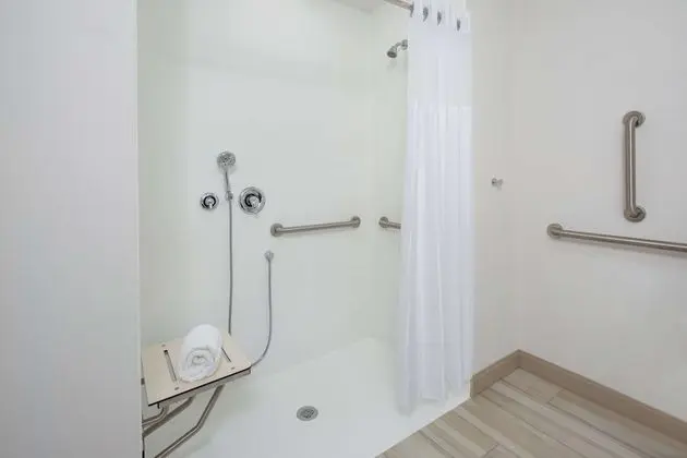 Oda, 1 En Büyük (King) Boy Yatak, Engellilere Uygun (Roll-In Shower, Mobility & Hearing)