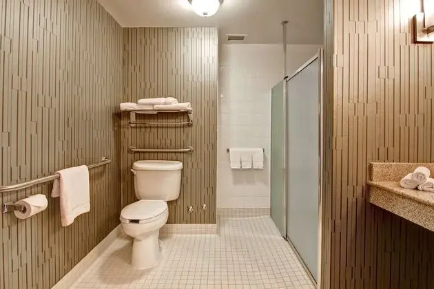 Oda, 1 Büyük (Queen) Boy Yatak, Engellilere Uygun (Roll-in Shower)