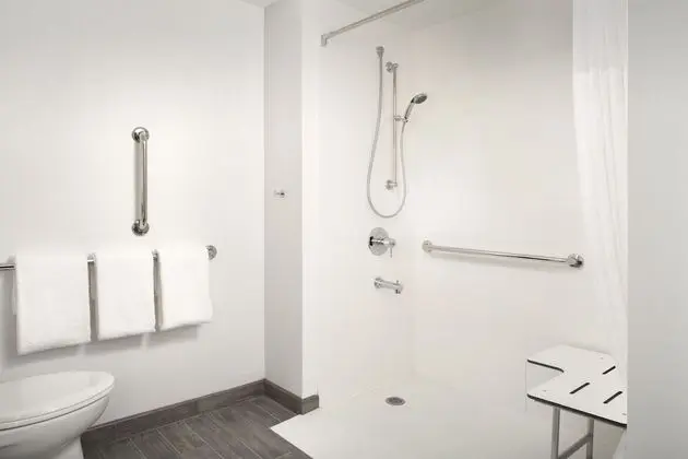 Oda, 1 En Büyük (King) Boy Yatak, Engellilere Uygun (Mobility & Hearing, Roll-in Shower)