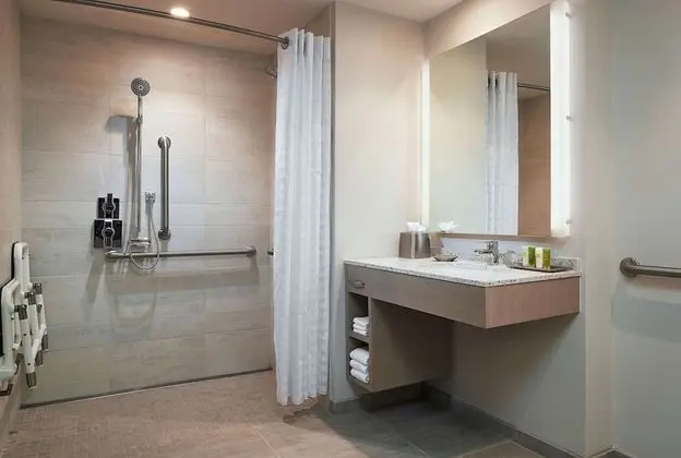 Süit, 1 Yatak Odası, Okyanusa Sıfır (Roll-In Shower)