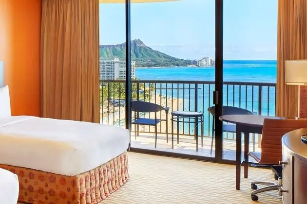 Oda, 2 Çift Kişilik Yatak, Engellilere Uygun, Küvet (Oceanfront)