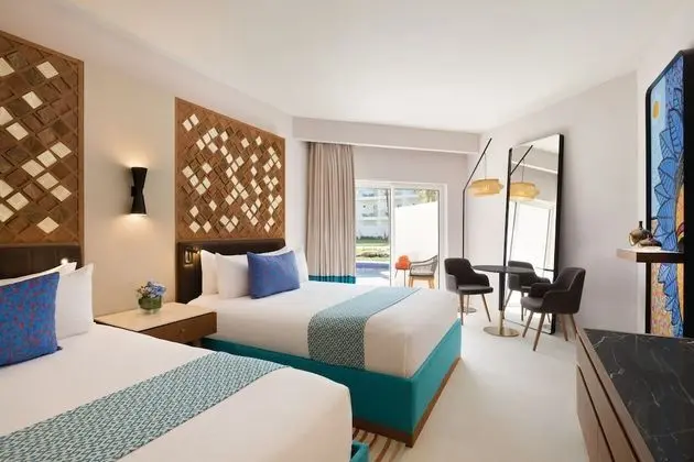 Premium Oda, 2 Büyük (Queen) Boy Yatak, Bahçe Manzaralı (Swim Out | Enclave)