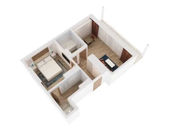 Villa, 1 Yatak Odası