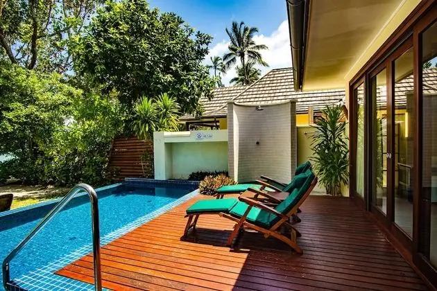 Deluxe Villa, 1 En Büyük (King) Boy Yatak, Kişiye Özel Havuzlu, Denize Sıfır