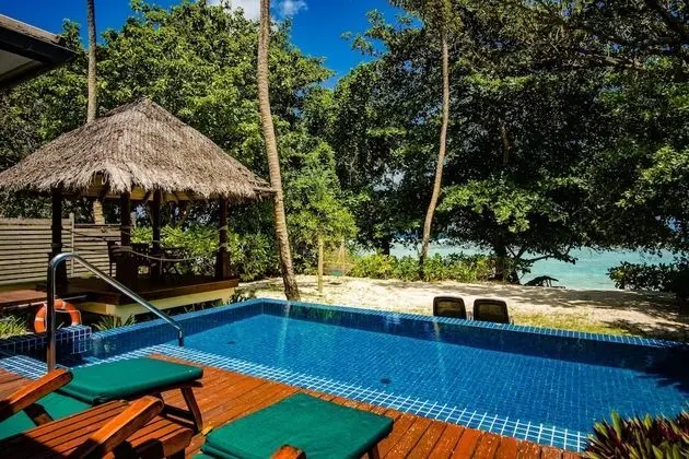 Deluxe Villa, 1 En Büyük (King) Boy Yatak, Kişiye Özel Havuzlu, Denize Sıfır