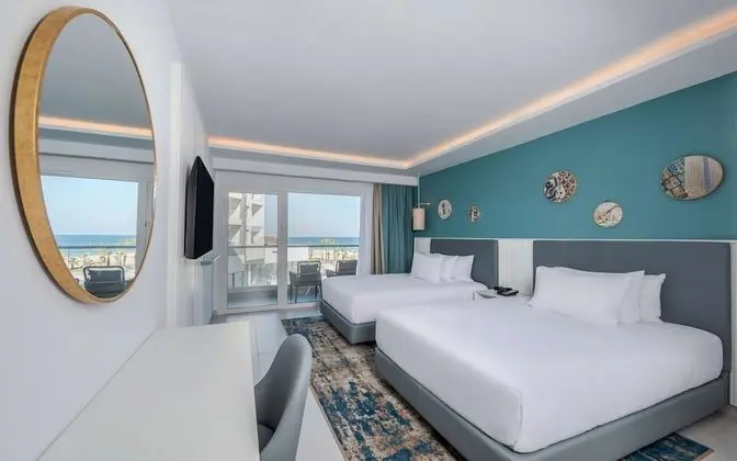 Oda, 2 Çift Kişilik Yatak (Pool/Garden)