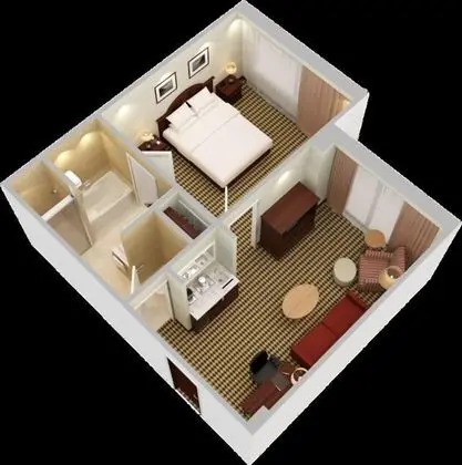 One Bedroom Suite, One King Bed