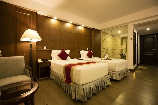 Deluxe Tek Büyük veya İki Ayrı Yataklı Oda, Balkon, Dağ Manzaralı