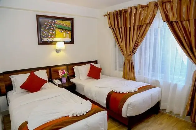 Deluxe İki Ayrı Yataklı Oda, 2 Tek Kişilik Yatak, Tepe Manzaralı