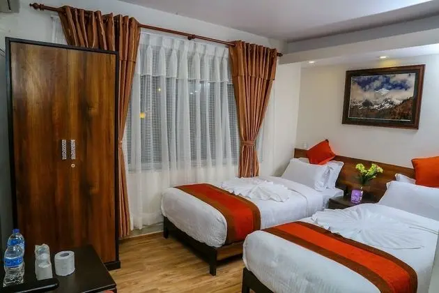 Deluxe İki Ayrı Yataklı Oda, 2 Tek Kişilik Yatak, Tepe Manzaralı