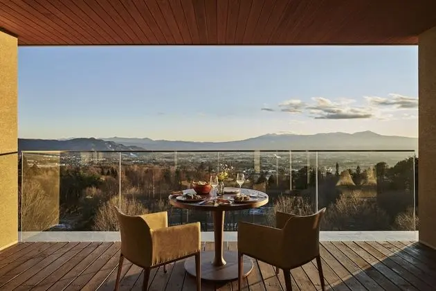 Deluxe İki Ayrı Yataklı Oda, Sigara İçilmez (Sky View, Private Hot Spring)