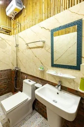 Bungalov, 2 Tek Kişilik Yatak, Ortak Banyo