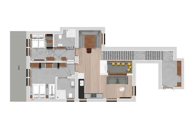 Design Apart Daire (Fichte 2, incl. Cleaning fee)