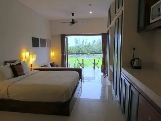 Deluxe Stüdyo (Triple, Rice Fields & Pool View)