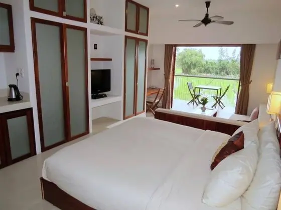 Deluxe Stüdyo (Triple, Rice Fields & Pool View)