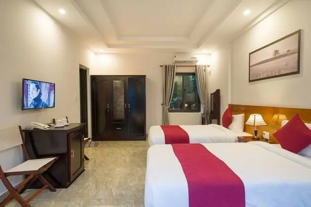 Deluxe Stüdyo, 2 Tek Kişilik Yatak, Balkon, Bahçe Manzaralı