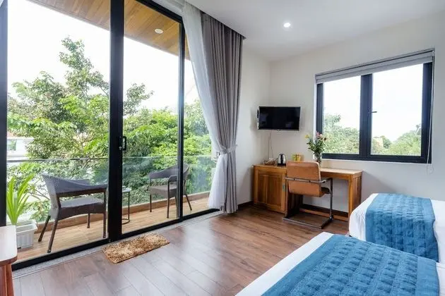 Deluxe İki Ayrı Yataklı Oda, Bahçe Manzaralı