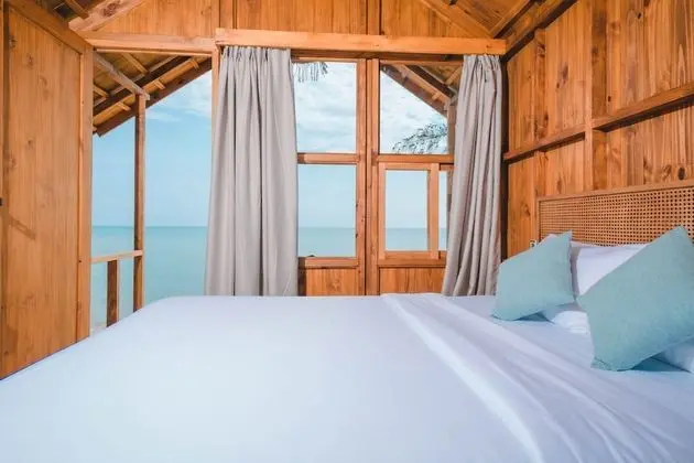 Deluxe Tek Büyük Yataklı Oda, Deniz Manzaralı (Couple Beach Hut)