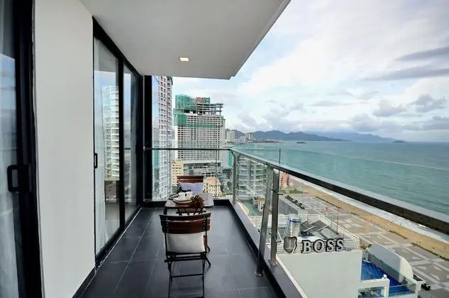 Panoramic Apart Daire, 2 Büyük (Queen) Boy Yatak, Okyanus Manzaralı, Köşe