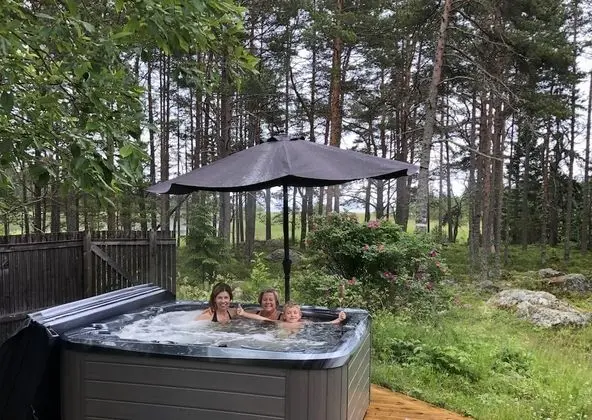 Luxury Dağ Evi, 2 Yatak Odası, Jakuzi, Kısmi Deniz Manzaralı