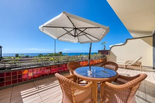 Deluxe Apart Daire, 1 Yatak Odası, Balkon, Plaj Manzaralı