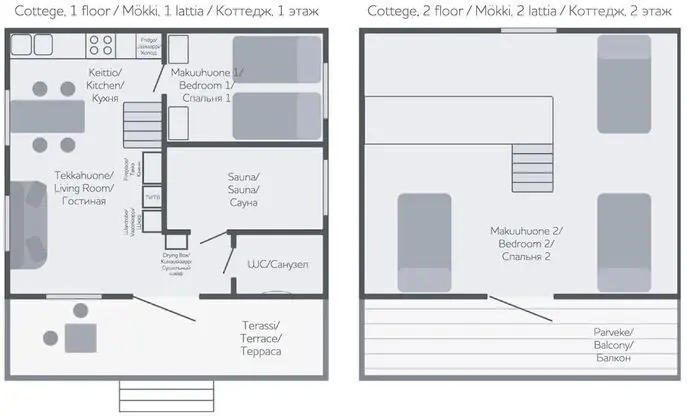 Standard Kır Evi, 2 Yatak Odası, Kısmi Göl Manzaralı, Göl Kenarı