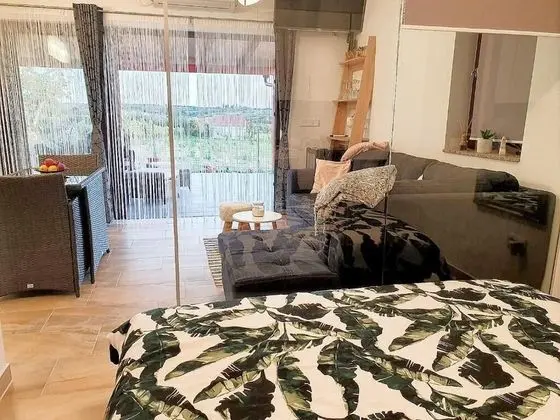 Panoramic Ev, 1 Yatak Odası, Kişiye Özel Havuzlu, Üzüm Asması Manzaralı