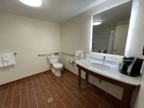Standard Oda, 1 En Büyük (King) Boy Yatak, Engellilere Uygun (Comms Accessible. Roll-In Shower)