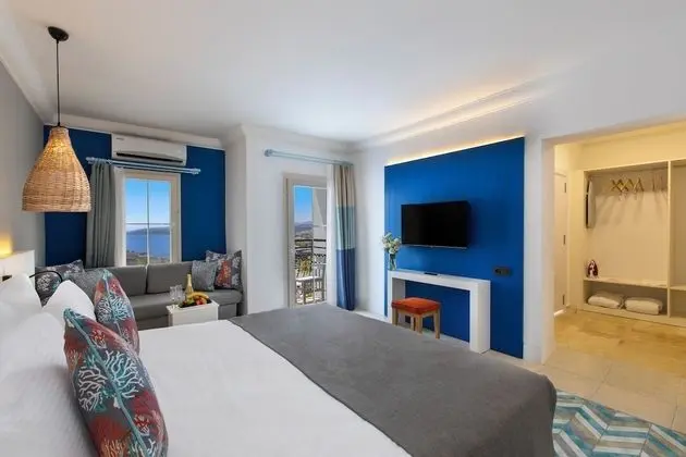 Premium Oda, 1 En Büyük (King) Boy Yatak ve Çekyat, Deniz Manzaralı